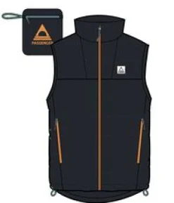 Insulated|Passenger Ashland Down Recycled Vest - Black