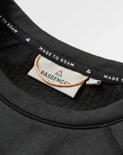 T-Shirts & Tank Tops|Tops|Passenger Atlantis Recycled Base Layer Long Sleeve T-Shirt - Black