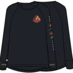 T-Shirts & Tank Tops|Tops|Passenger Atlantis Recycled Base Layer Long Sleeve T-Shirt - Black