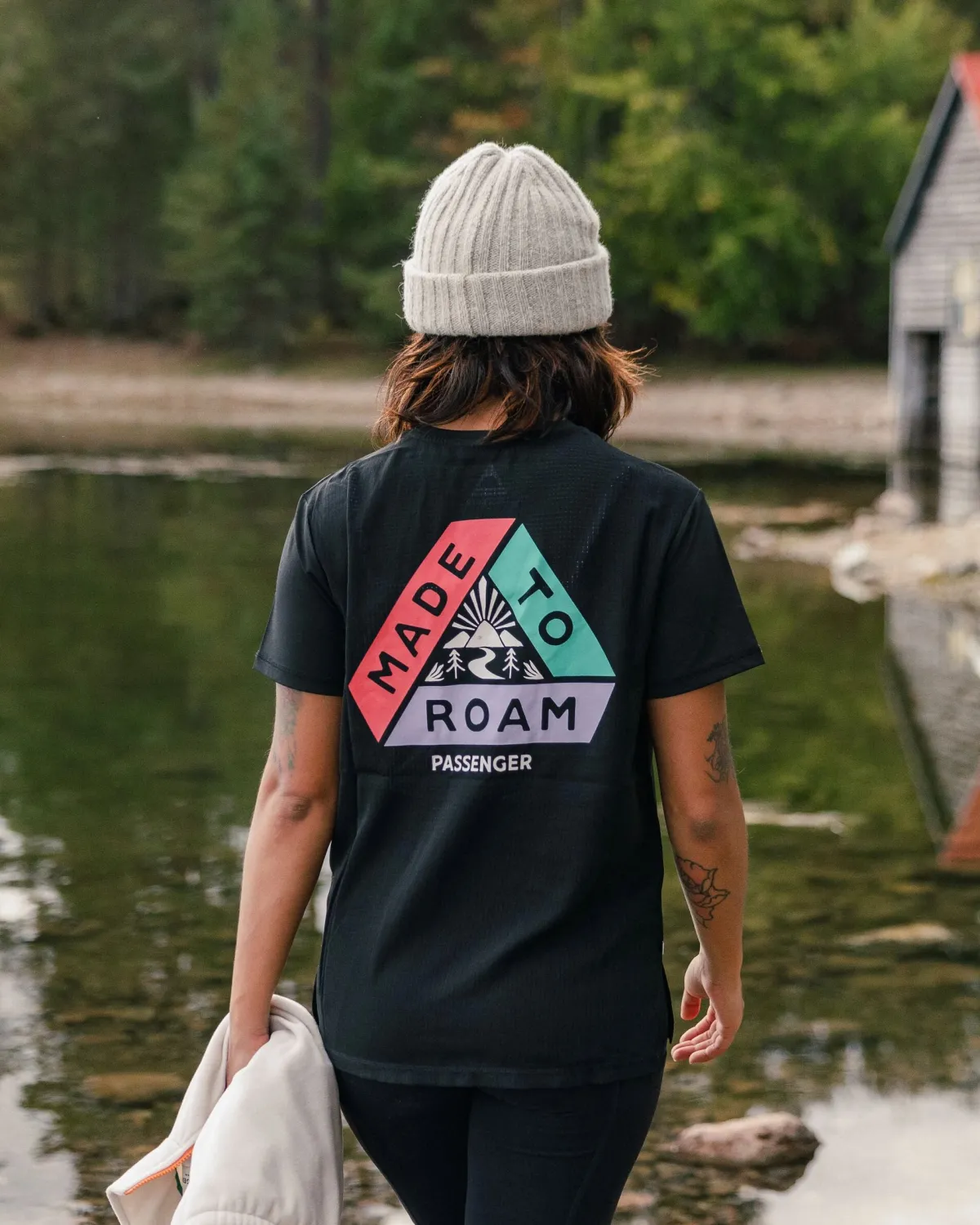 T-Shirts & Tank Tops|Tops|Passenger Aurora Active Long Sleeve T-Shirt - Black