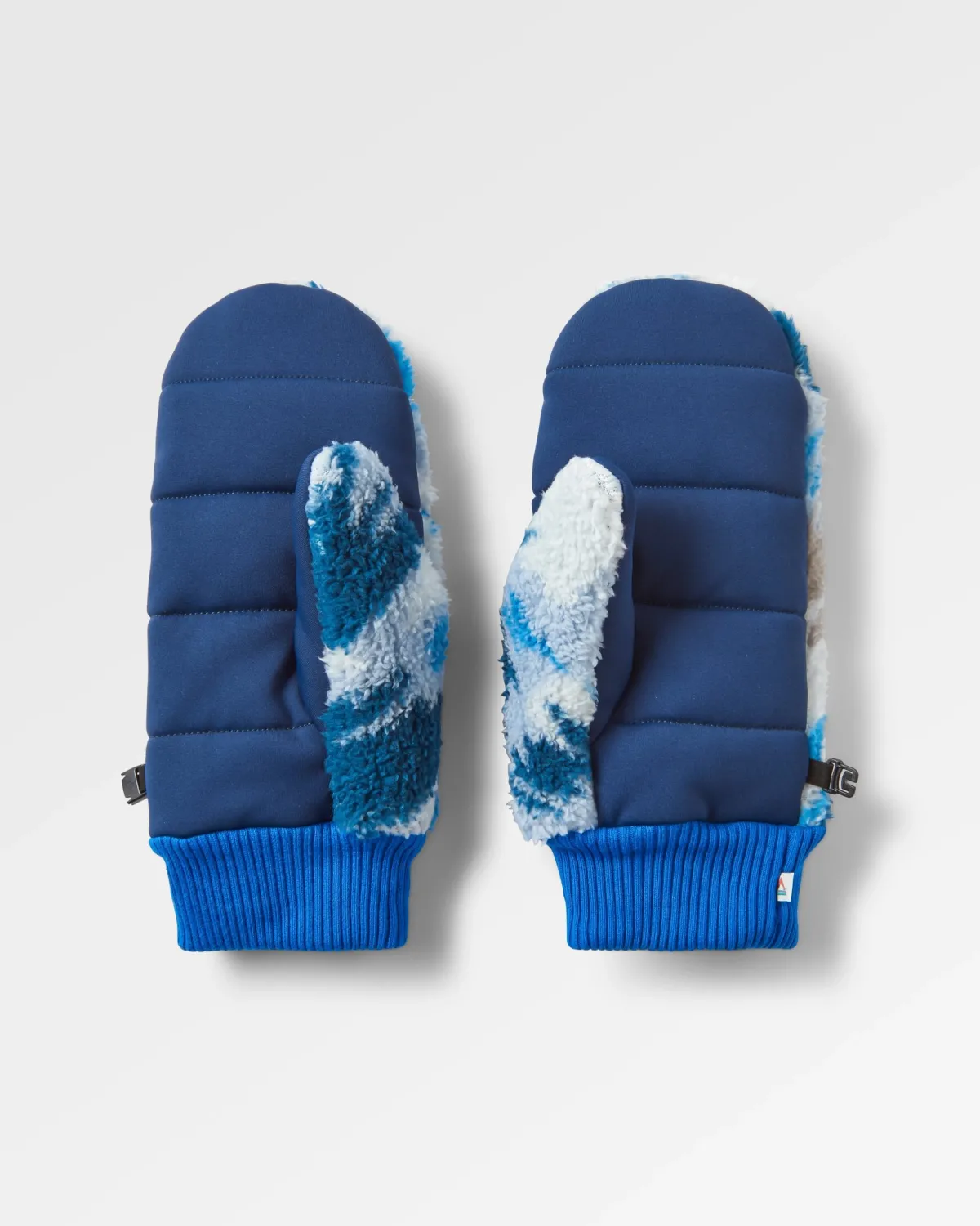 Gloves|Passenger Avalanche Recycled Sherpa Mittens - Abstract Mountain Blue Steel AbstractMountainBlueSteel