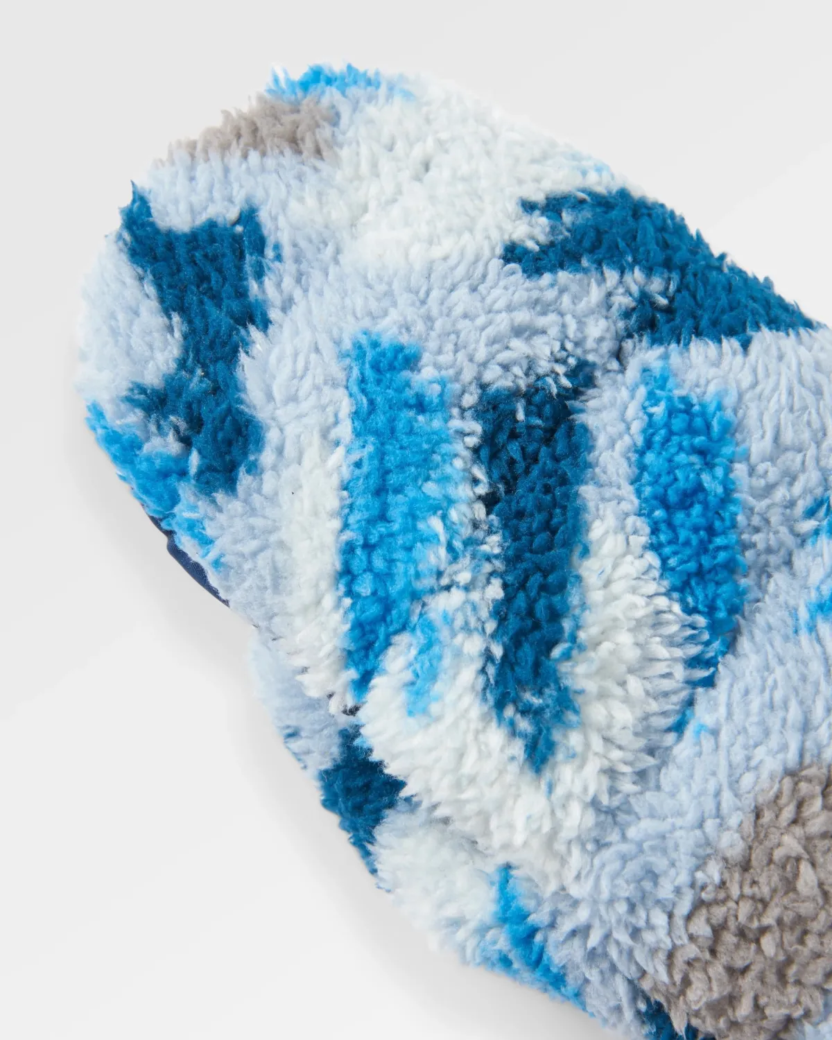 Gloves|Passenger Avalanche Recycled Sherpa Mittens - Abstract Mountain Blue Steel AbstractMountainBlueSteel