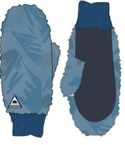 Gloves|Passenger Avalanche Recycled Sherpa Mittens - Abstract Mountain Blue Steel AbstractMountainBlueSteel