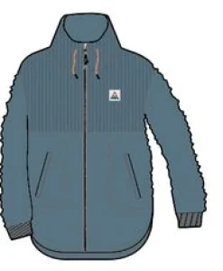 Fleece|Fleece|Passenger Awaken Recycled Deep-Pile Sherpa Fleece - Washed Blue WashedBlue