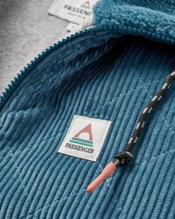Fleece|Fleece|Passenger Awaken Recycled Deep-Pile Sherpa Fleece - Washed Blue WashedBlue