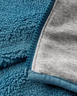 Fleece|Fleece|Passenger Awaken Recycled Deep-Pile Sherpa Fleece - Washed Blue WashedBlue