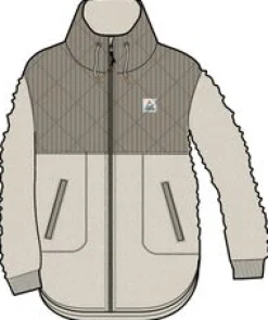 Fleece|Fleece|Passenger Awaken Recycled Deep-Pile Sherpa Fleece - Feather/Biscuit Feather/Biscuit