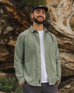Shirts|Shirts|Passenger Backcountry Cord Long Sleeve Shirt - Pistachio