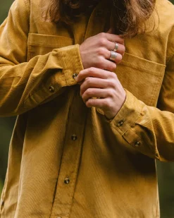 Shirts|Shirts|Passenger Backcountry Cord Long Sleeve Shirt - Mustard Gold MustardGold