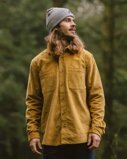 Shirts|Shirts|Passenger Backcountry Cord Long Sleeve Shirt - Mustard Gold MustardGold