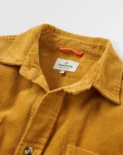 Shirts|Shirts|Passenger Backcountry Cord Long Sleeve Shirt - Mustard Gold MustardGold