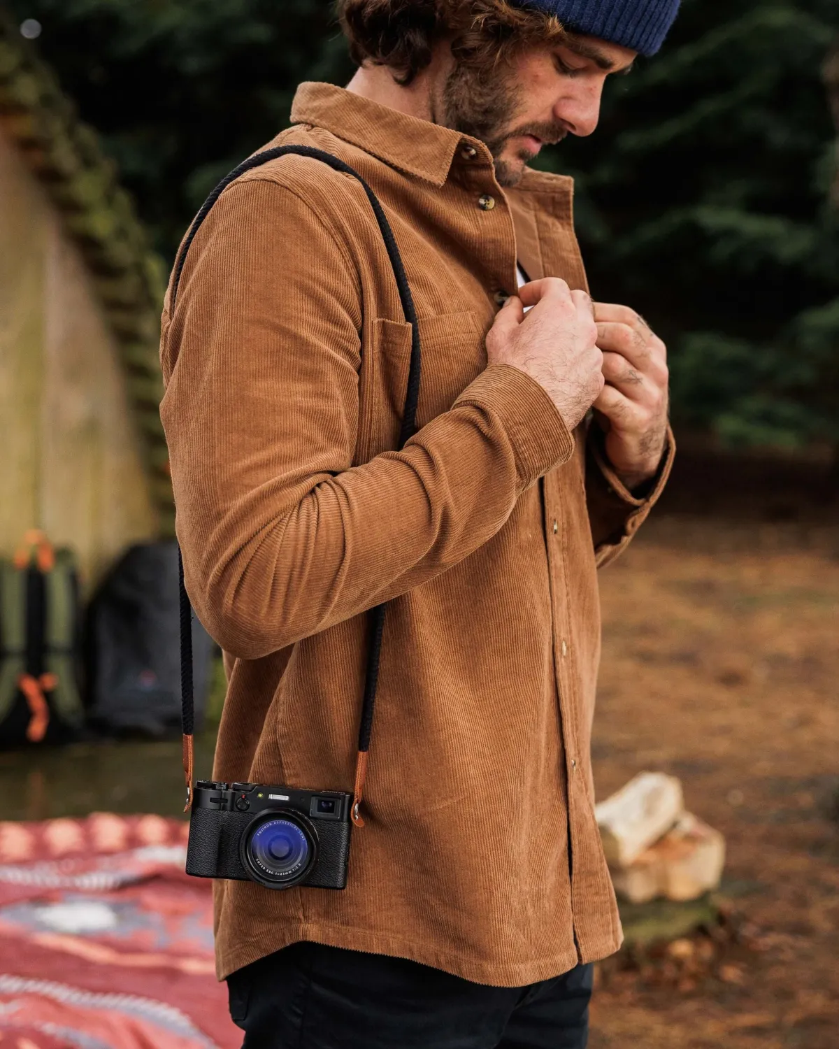 Shirts|Shirts|Passenger Backcountry Cord Long Sleeve Shirt - Toffee