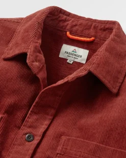 Shirts|Shirts|Passenger Backcountry Cord Shirt - Red Ochre RedOchre