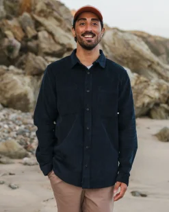 Shirts|Shirts|Passenger Backcountry Corduroy Long Sleeve Shirt - Deep Navy DeepNavy