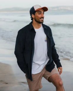 Shirts|Shirts|Passenger Backcountry Corduroy Long Sleeve Shirt - Deep Navy DeepNavy