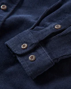 Shirts|Shirts|Passenger Backcountry Corduroy Long Sleeve Shirt - Deep Navy DeepNavy