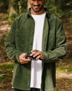 Shirts|Shirts|Passenger Backcountry Corduroy Long Sleeve Shirt - Fir Tree FirTree