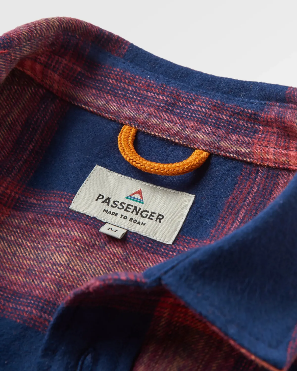 Shirts|Passenger Backcountry Long Sleeve Check Shirt - Rich Navy/ Red Ochre Check RichNavy/RedOchreCheck