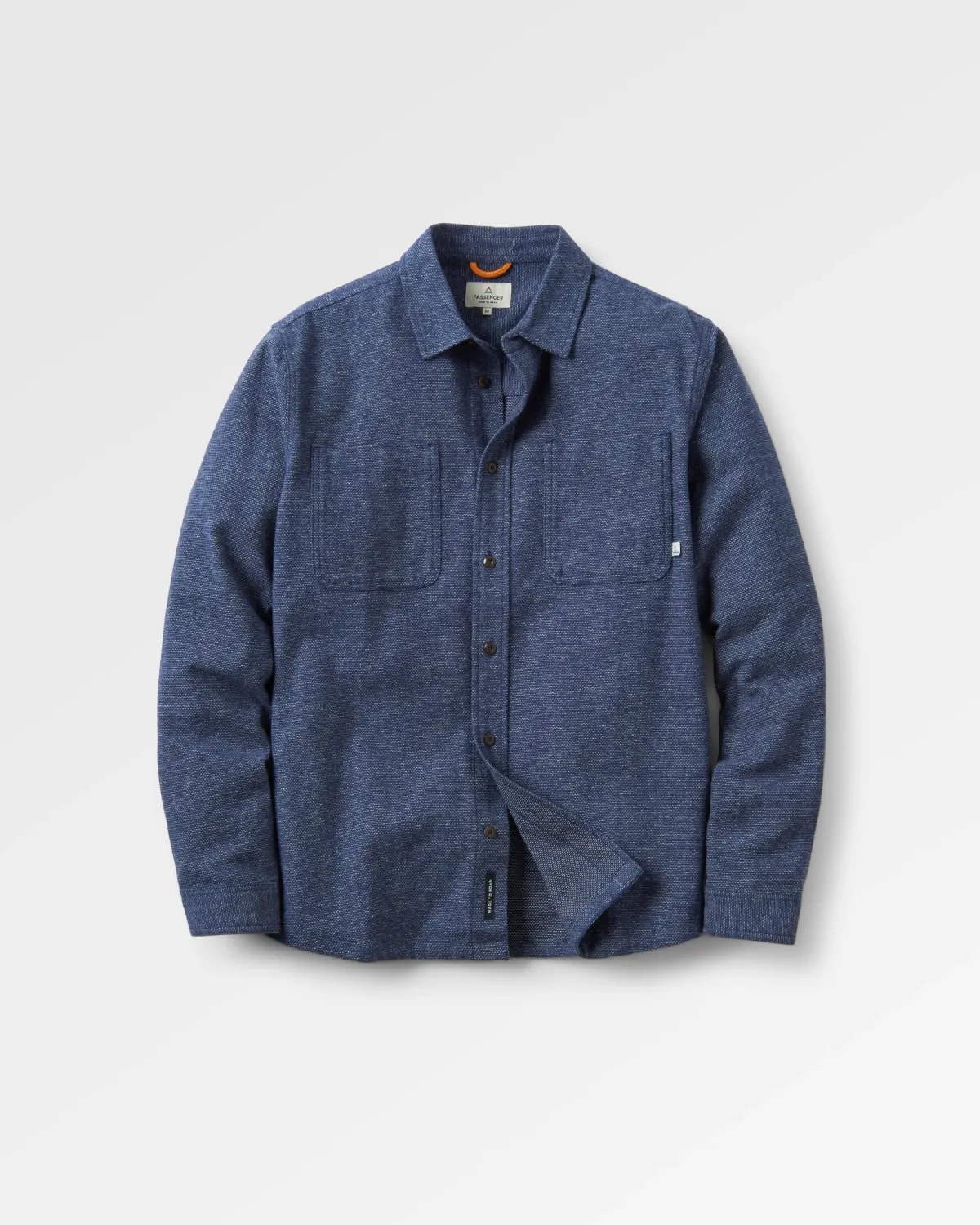 Shirts|Passenger Backcountry Long Sleeve Flannel Shirt - Rich Navy/Birch RichNavy/Birch