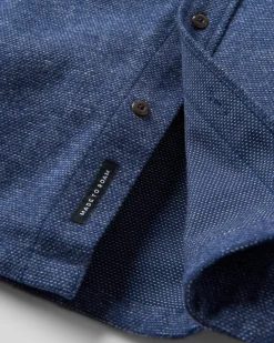 Shirts|Passenger Backcountry Long Sleeve Flannel Shirt - Rich Navy/Birch RichNavy/Birch