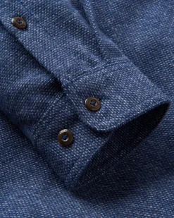 Shirts|Passenger Backcountry Long Sleeve Flannel Shirt - Rich Navy/Birch RichNavy/Birch