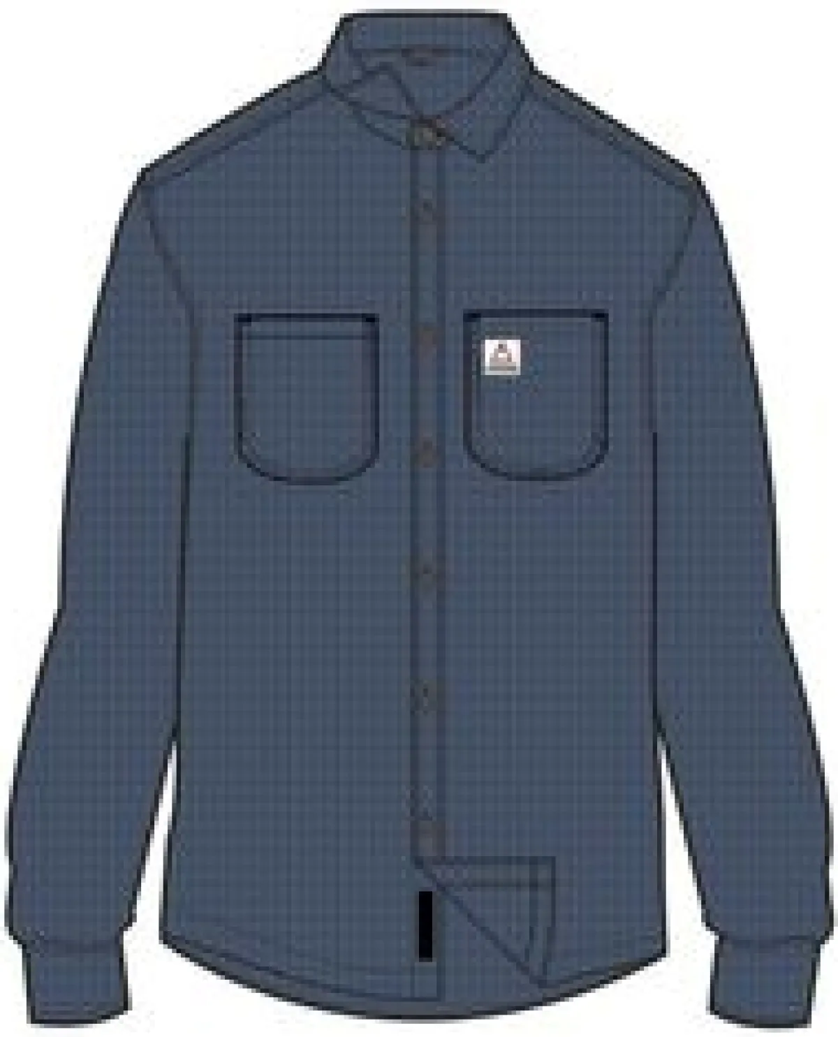 Shirts|Passenger Backcountry Long Sleeve Flannel Shirt - Rich Navy/Birch RichNavy/Birch
