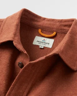 Shirts|Passenger Backcountry Long Sleeve Flannel Shirt - Cappuccino/Dusty Ochre Cappuccino/DustyOchre