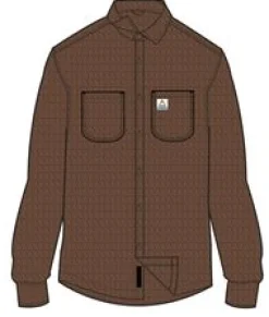 Shirts|Passenger Backcountry Long Sleeve Flannel Shirt - Cappuccino/Dusty Ochre Cappuccino/DustyOchre