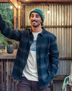Shirts|Shirts|Passenger Backcountry Long Sleeve Stripe Shirt - Black Stripe BlackStripe