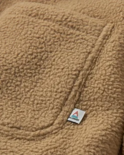 Shirts|Passenger Backcountry Recycled Sherpa Fleece Long Sleeve Shirt - Biscuit