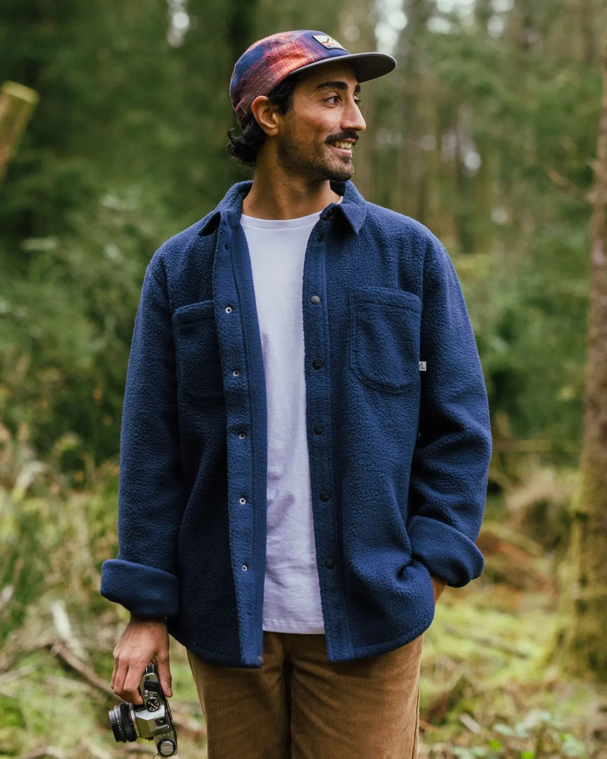 Shirts|Passenger Backcountry Recycled Sherpa Fleece Long Sleeve Shirt - Rich Navy RichNavy