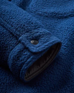 Shirts|Passenger Backcountry Recycled Sherpa Fleece Long Sleeve Shirt - Rich Navy RichNavy