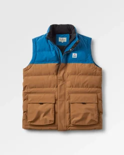 Jackets|Insulated|Passenger Baltic Recycled Insulated Vest - Toffee/Blue Steel Toffee/BlueSteel