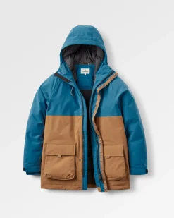 Jackets|Parkas & Coats|Passenger Baltic Recycled Insulated Parka - Toffee/Blue Steel Toffee/BlueSteel