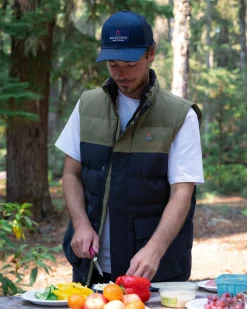 Jackets|Insulated|Passenger Baltic Recycled Insulated Vest - Black/Khaki Black/Khaki