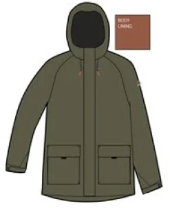 Jackets|Parkas & Coats|Passenger Baltic Recycled Insulated Parka - Khaki Green KhakiGreen