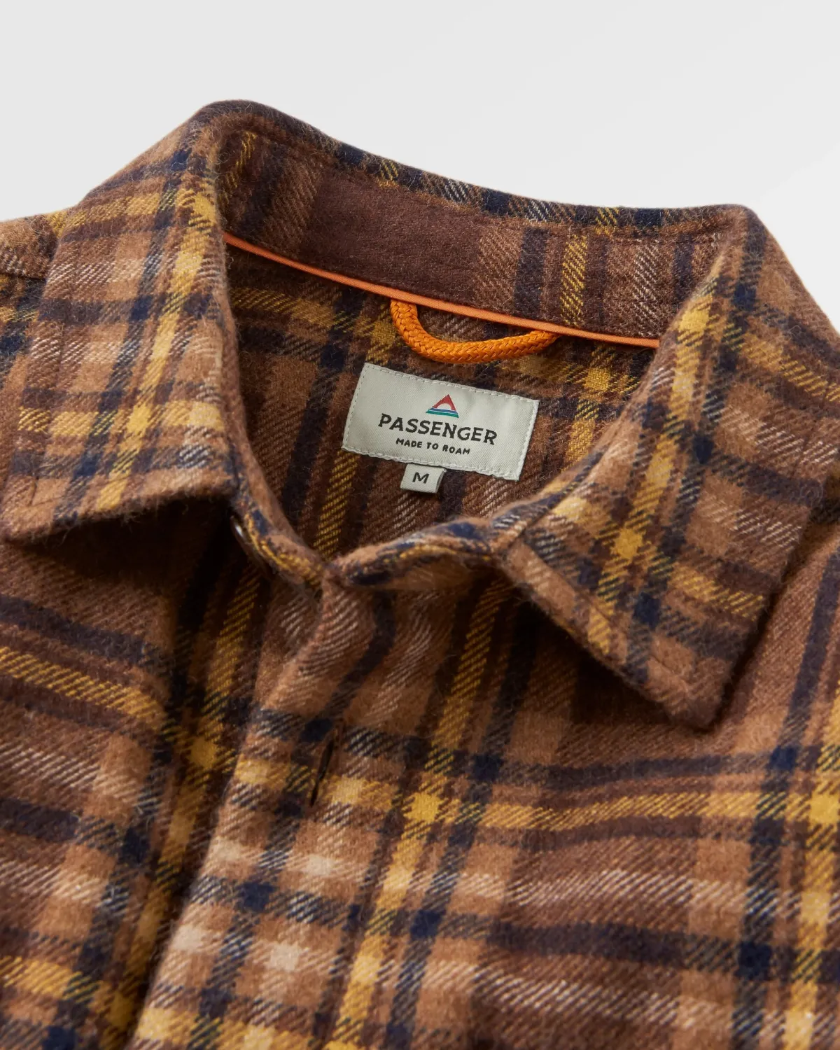 Jackets|Shirts|Passenger Barren Shirt Jacket - Brown/Mustard Check Brown/MustardCheck