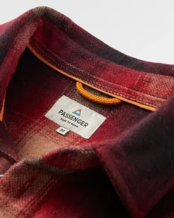 Shirts|Jackets|Passenger Barren Shirt Jacket - Wine