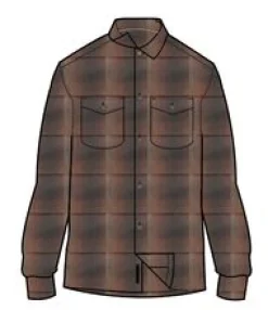 Shirts|Jackets|Passenger Barren Shirt Jacket - Wine