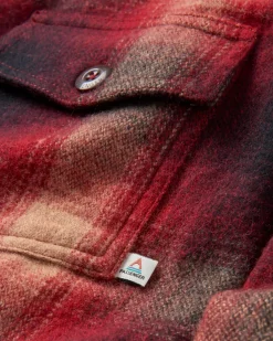 Shirts|Jackets|Passenger Barren Shirt Jacket - Wine