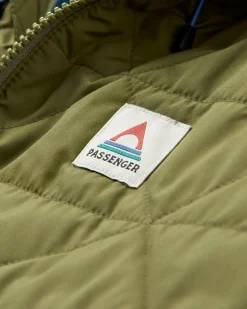 Jackets|Outdoor Active|Passenger Base Recycled Thermore Insulated Jacket - Khaki Green KhakiGreen