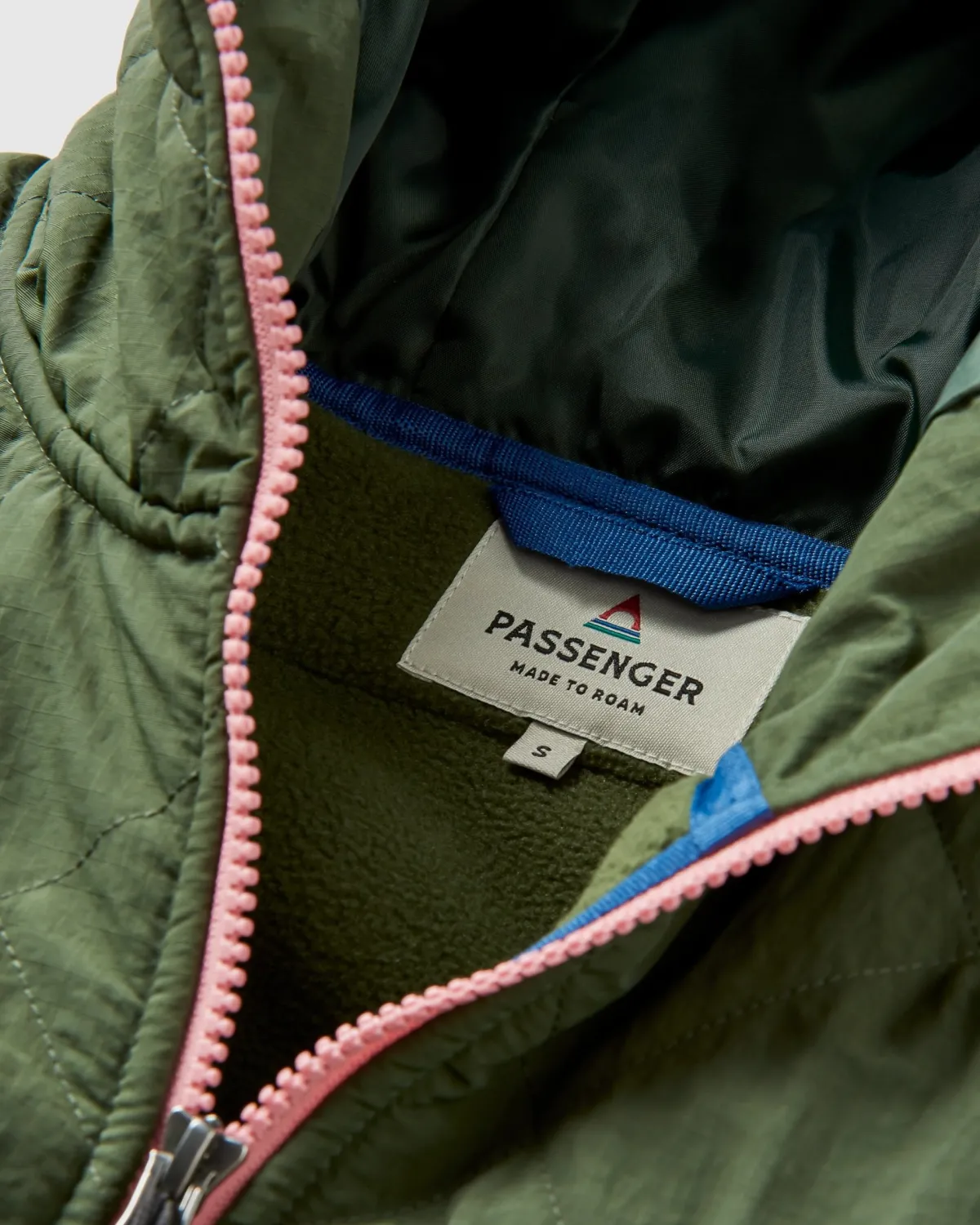Fleece|Fleece|Passenger Beaumont Recycled Sherpa Hooded Fleece - Abstract Mountain Fir Tree AbstractMountainFirTree