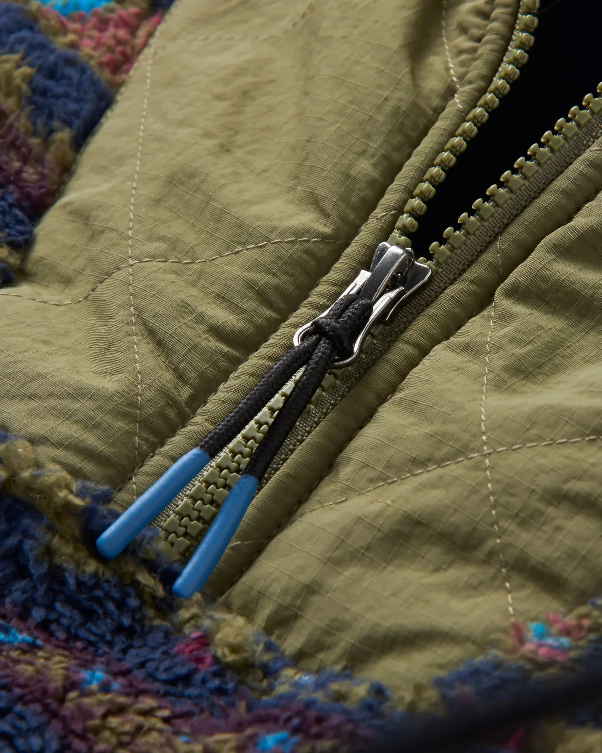 Fleece|Fleece|Passenger Beaumont Recycled Sherpa Hooded Fleece - Mountain Geo Multi MountainGeoMulti