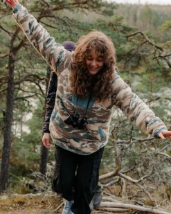 Fleece|Fleece|Passenger Beaumont Recycled Sherpa Hooded Fleece - Mount Scenic Oatmeal MountScenicOatmeal