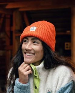 Beanies|Beanies|Passenger Beechwood Fleece Lined Recycled Beanie - Burnt Orange BurntOrange
