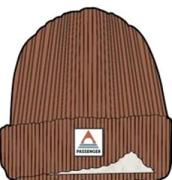 Beanies|Beanies|Passenger Beechwood Fleece Lined Recycled Beanie - Burnt Orange BurntOrange