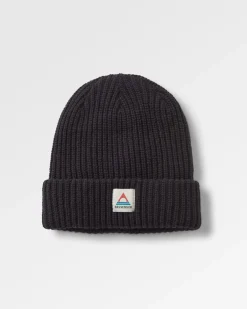 Beanies|Beanies|Passenger Beechwood Fleece Lined Recycled Beanie - Black