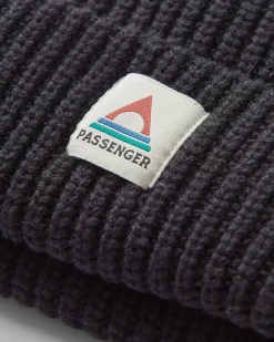 Beanies|Beanies|Passenger Beechwood Fleece Lined Recycled Beanie - Black