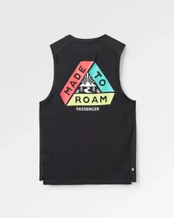 T-Shirts & Tank Tops|Passenger Boardwalk Active Recycled Tank Top - Black