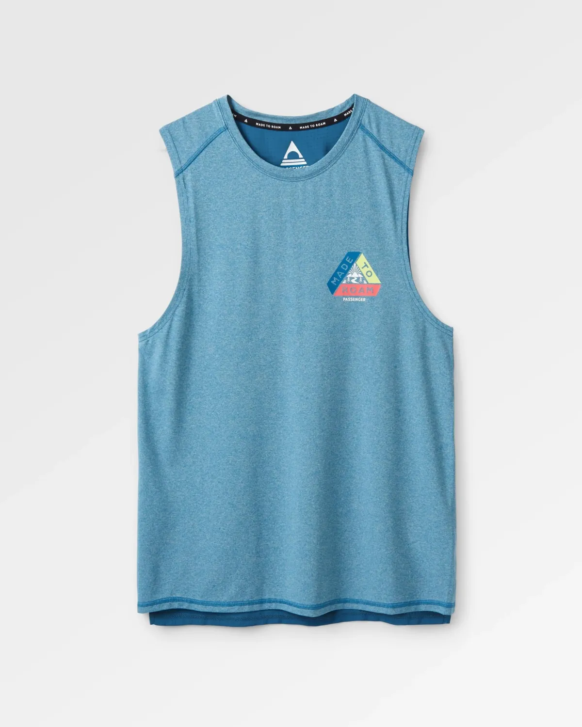 T-Shirts & Tank Tops|Passenger Boardwalk Active Recycled Tank Top - Blue Steel Marl BlueSteelMarl